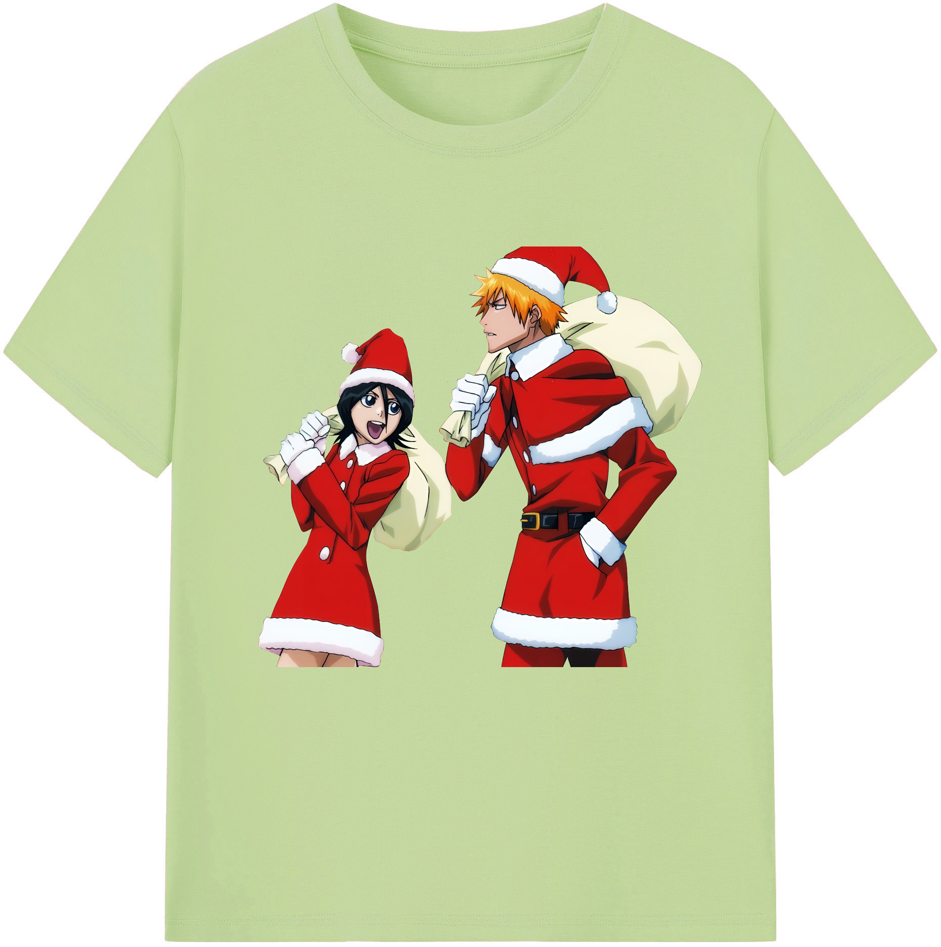 （画像用） ブリーチ 朽木ルキア BLEACH Kuchiki Rukia 綿100％半袖Tシャツ（フロントプリント）